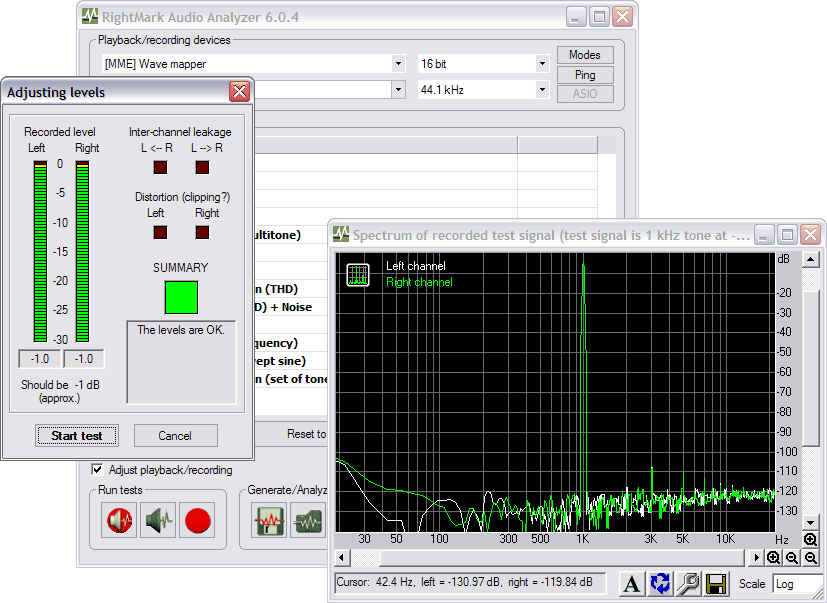 Musicando RightMark Audio Analyzer 6.2.3